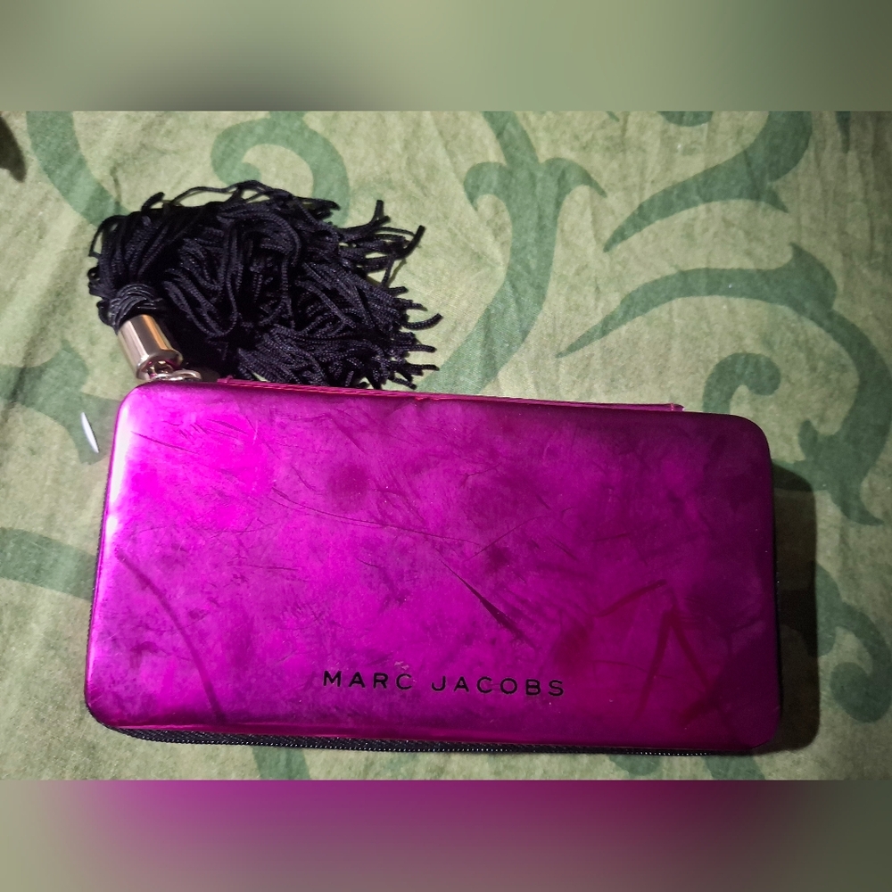Marc Jacobs Purple Clutch with Black Tassel